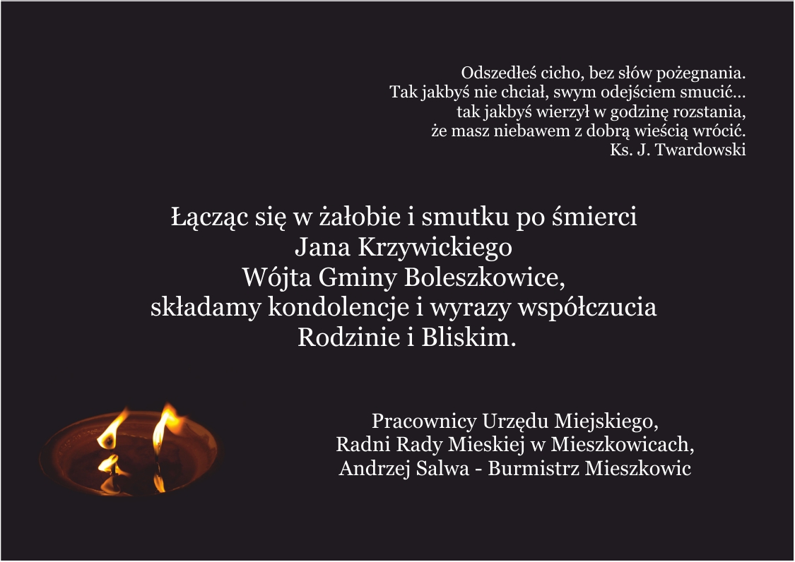 Kartka - Kondolencje