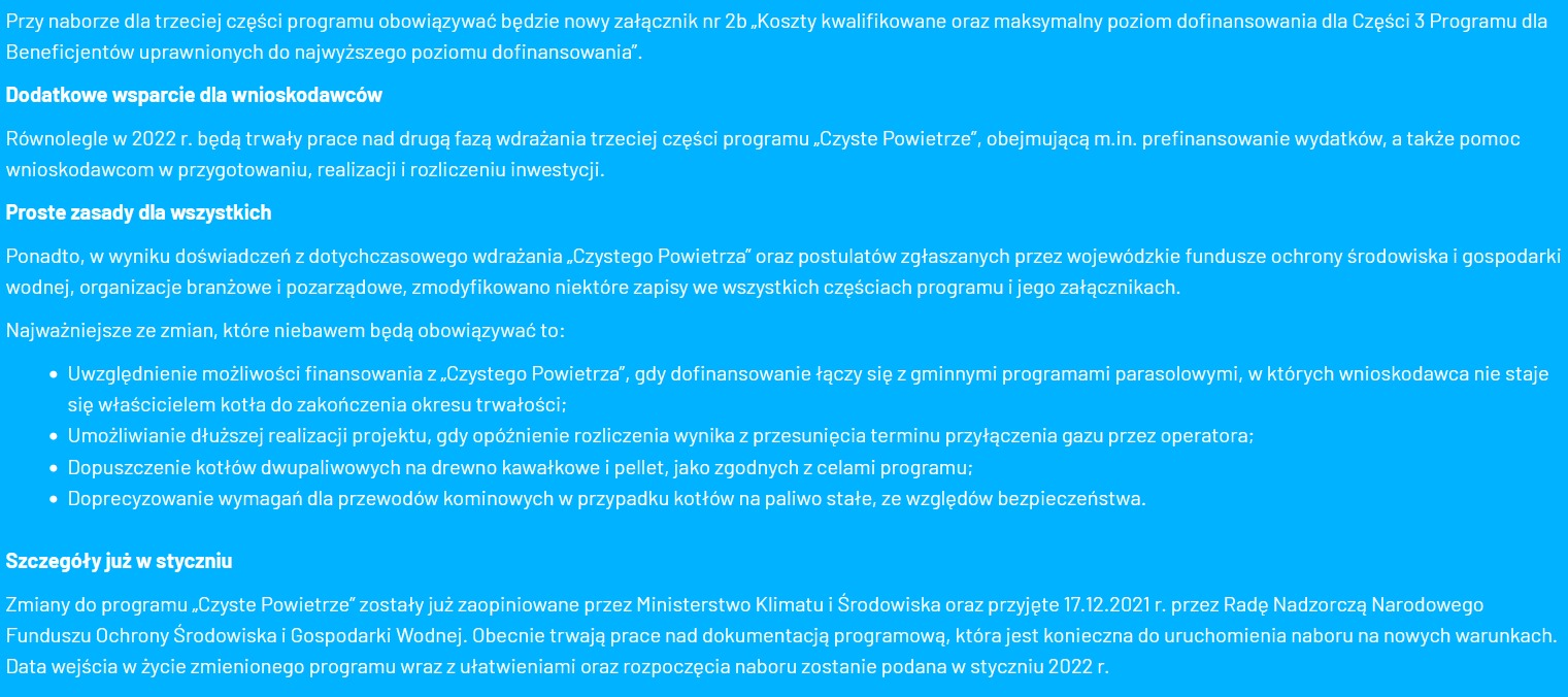 informacje o programie